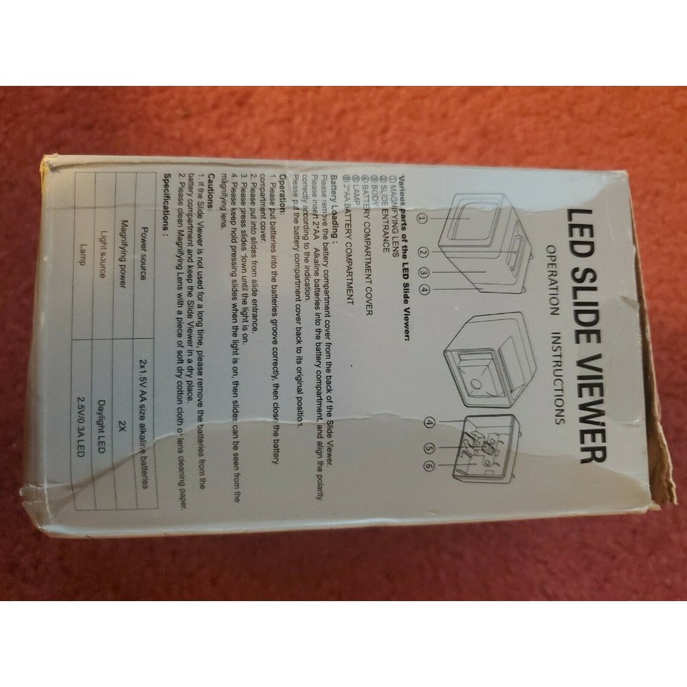 Rybozen Slide Viewer Projector LED - Picture 2 of 6
